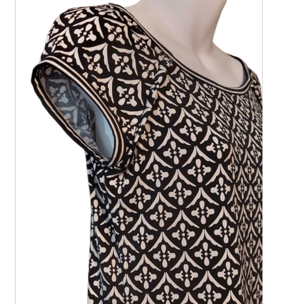 NWT Max Studio Black and White Print Dress ~sz S - Picture 2 of 5